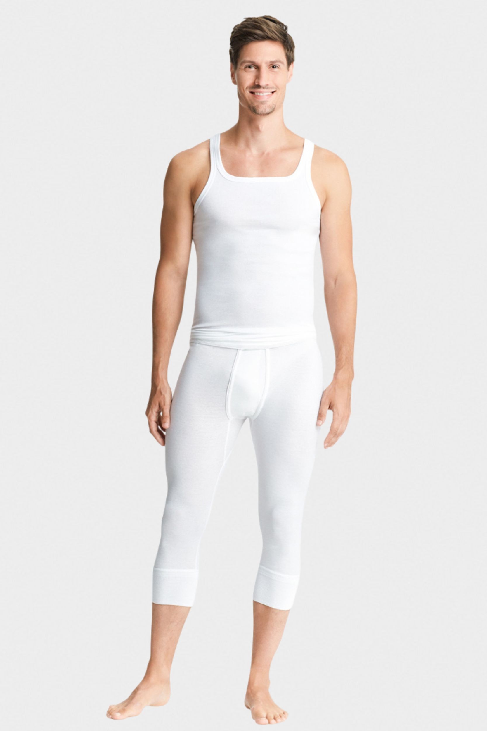 3/4 Baumwollhose mit Eingriff 3/4 Baumwollhose mit Eingriff