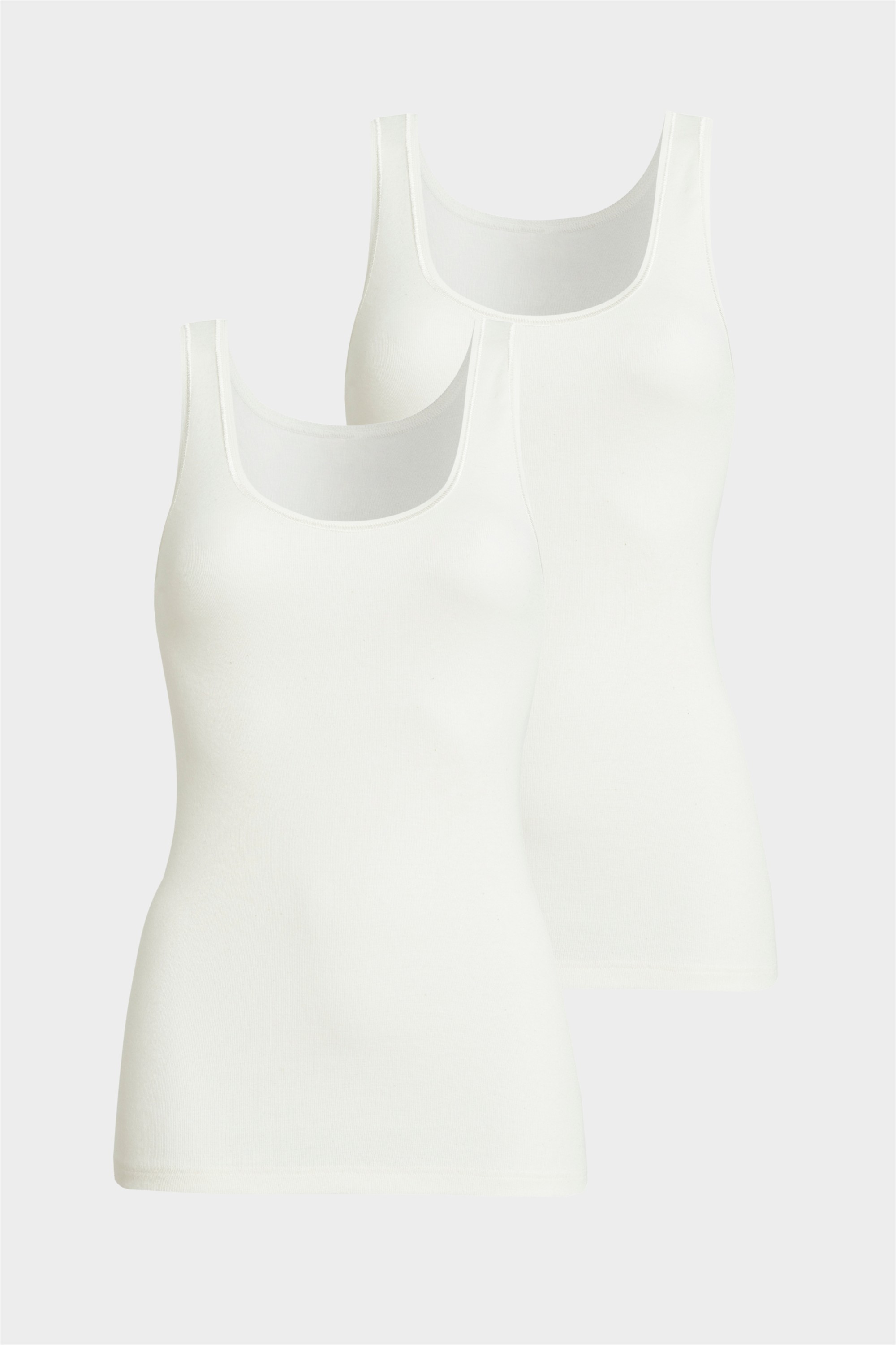 Achseltop Baumwolle/Angora 2er Pack