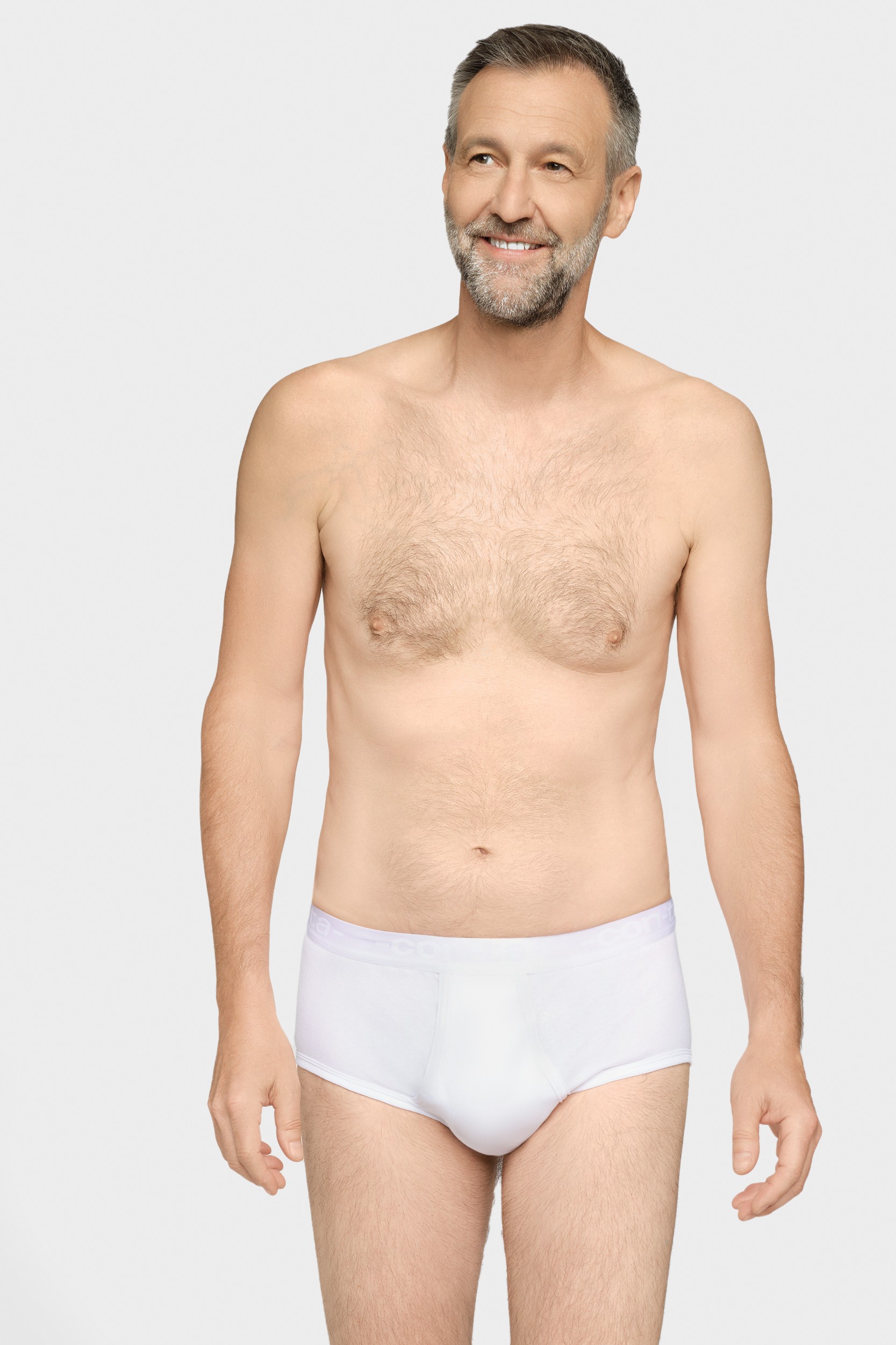 Baumwoll Slip mit Eingriff