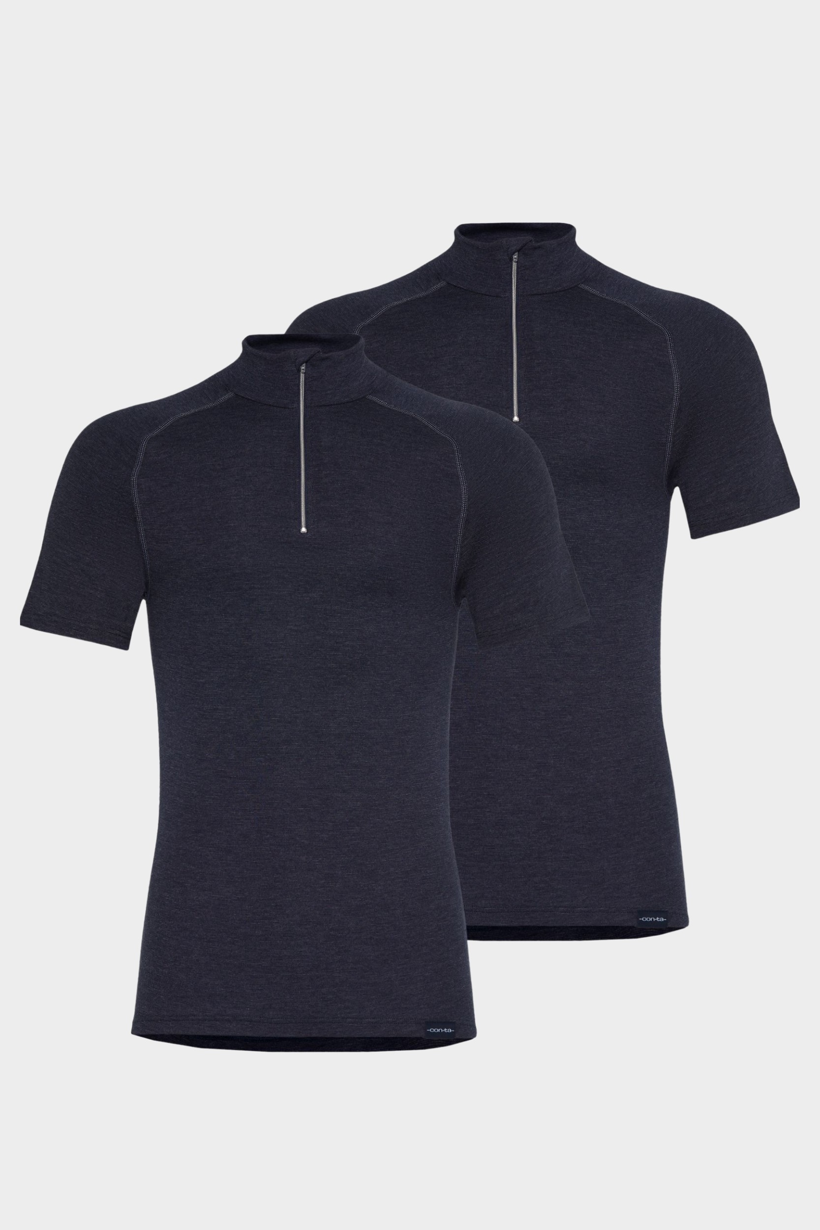 Thermo kurzarm Shirt mit Zipper 2er Pack Thermo kurzarm Shirt mit Zipper 2er Pack