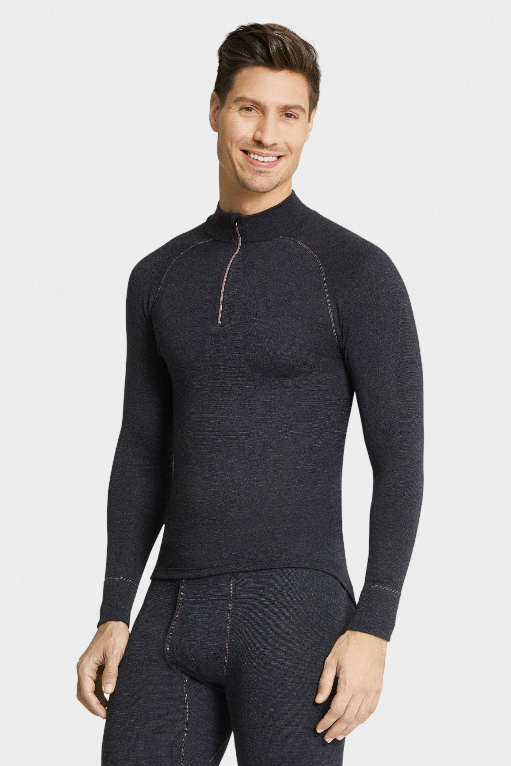 Thermo Langarmshirt mit Zipper